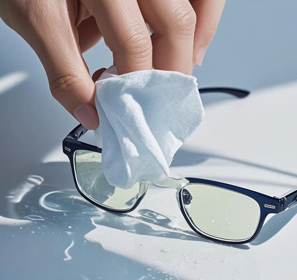 Wipejoy Lens Cleaning Anti Fog Wipes Pre Moistened Eyeglass Screen Window & Mirror Cleaning Towelettes Streak Free, Customizable OEM