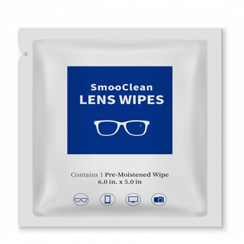 Wipejoy Lens Cleaning Anti Fog Wipes Pre Moistened Eyeglass Screen Window & Mirror Cleaning Towelettes Streak Free, Customizable OEM