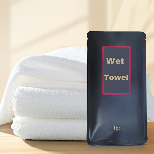 Wipe Joy Customizable Kraft Paper Packaging Coral Velvet Wet Towels