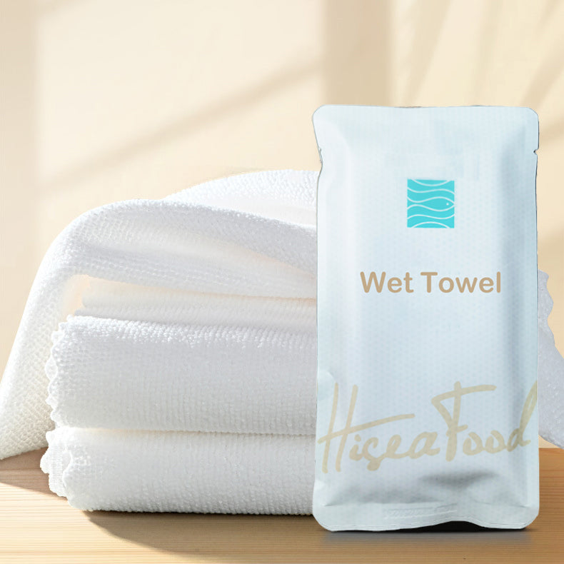 Wipe Joy Edge-Locked Pure Cotton Wet Towels