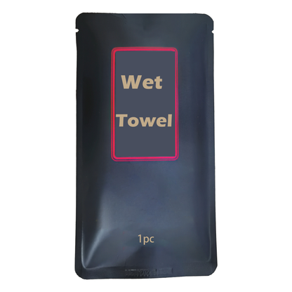 Wipe Joy Customizable Kraft Paper Packaging Coral Velvet Wet Towels