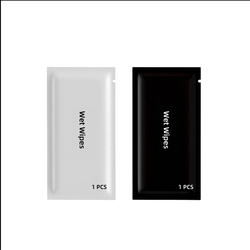 Customizable Scented Disposable Wet Wipes for Face & Hands - Single Use, Private Label, Wholesale for Restaurants