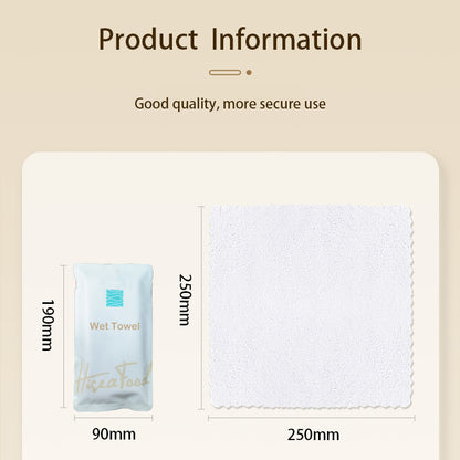 Wipe Joy Edge-Locked Pure Cotton Wet Towels