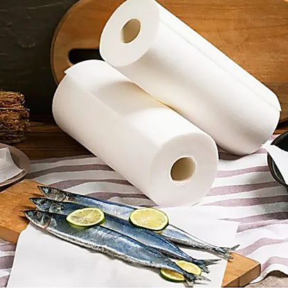 Fumo Premium Kitchen Paper Towel Oil Water Absorption 75 sheets X 12 Rolls